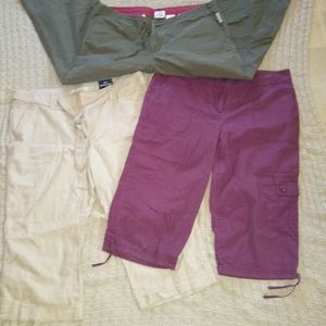 Women's size large capri lot